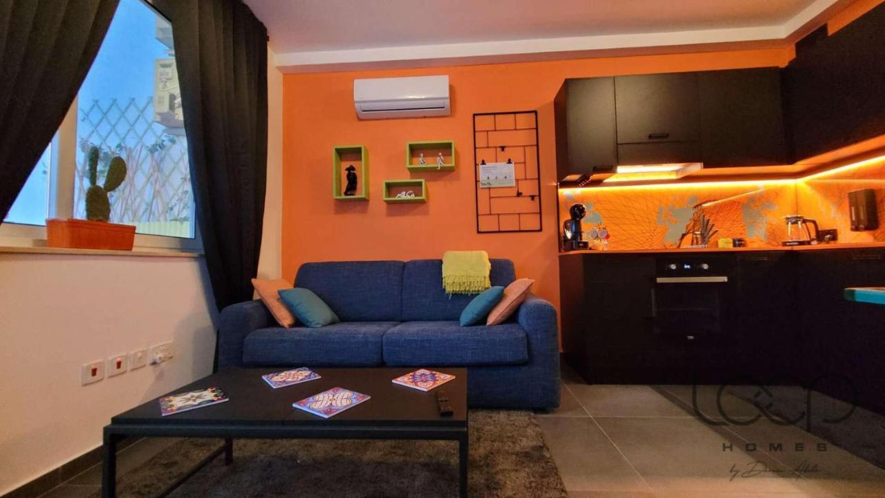Modern - 50 M From Sea - Free Wi-Fi - Super Cool - Terrace - Fully Air-Conditioned St. Paul's Bay Exteriör bild